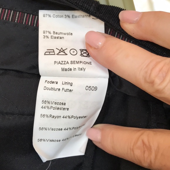 Piazza Sempione Micro Chord Ankle Pants - Picture 6 of 6